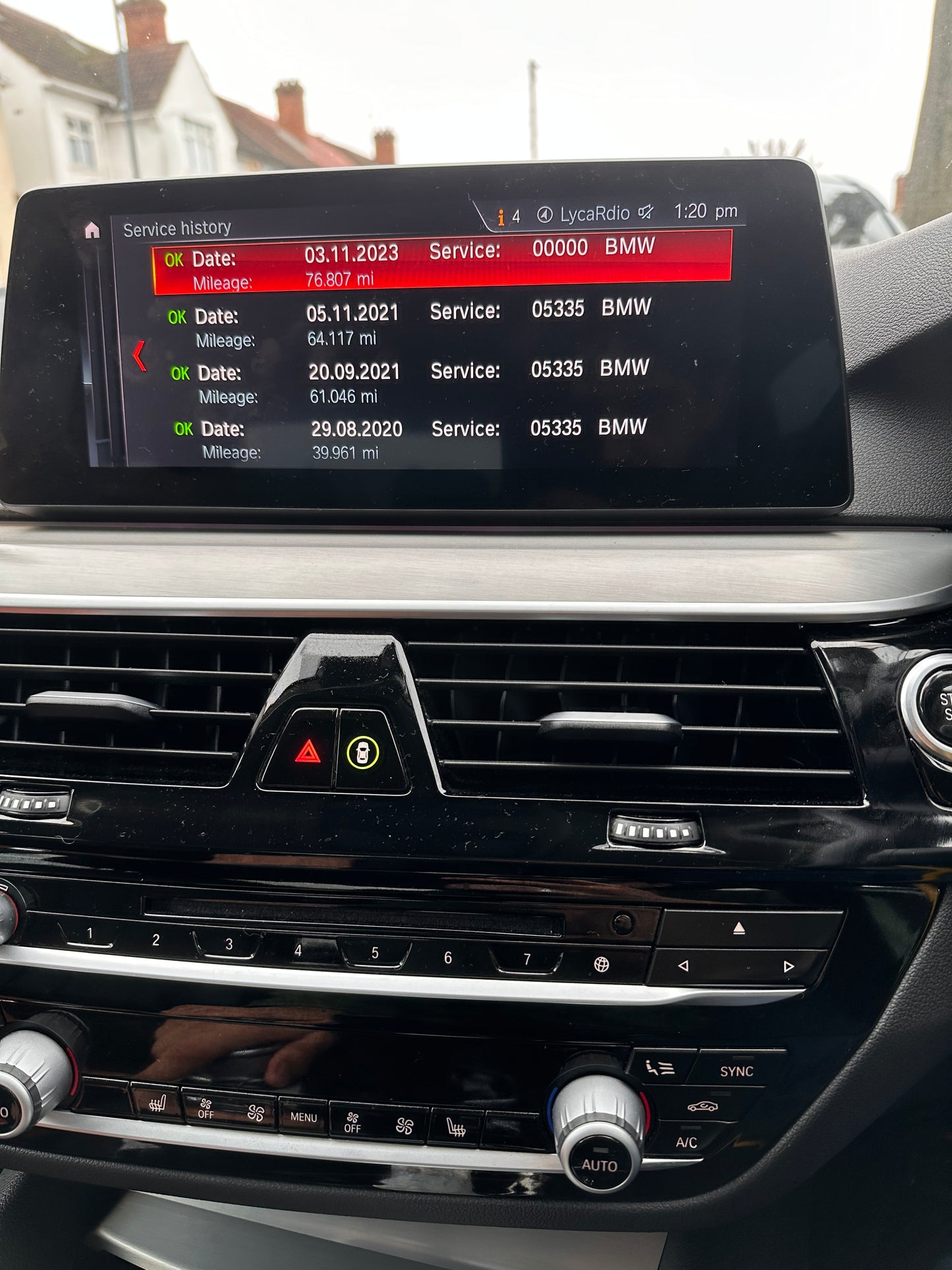 Update BMW Service History